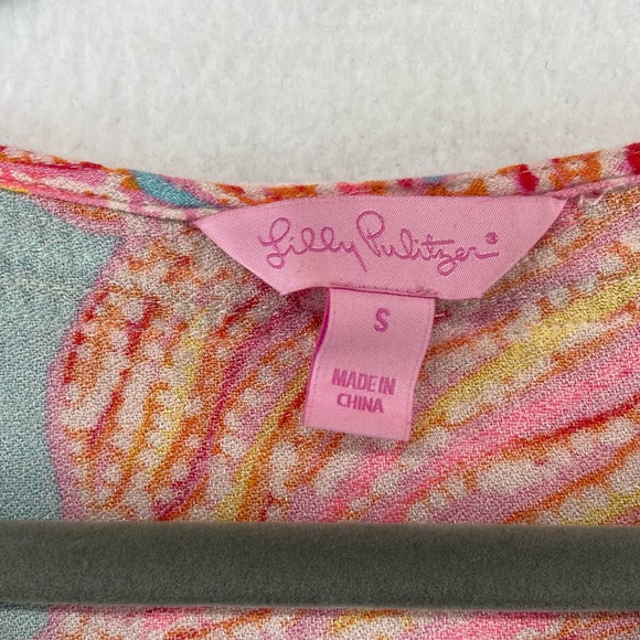 Lilly Pulitzer Harlow Embroidered Tunic Dress Sz Small - Picture 3 of 9
